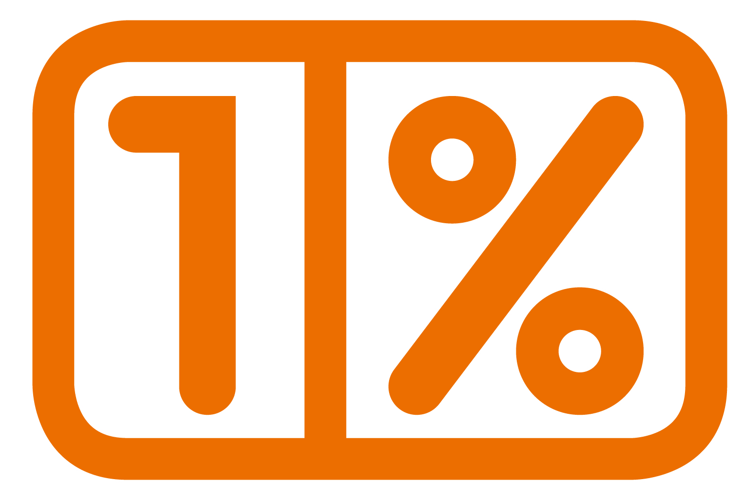 Logotyp 1 %
