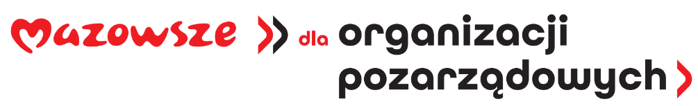 Logotyp programu wsparcia Mazowsze dla organizacji pozarządowych