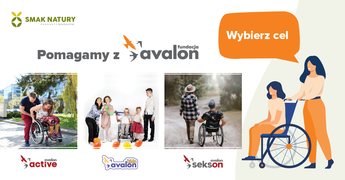 Zrób zakupy z sercem! Smak Natury wspiera Fundację Avalon